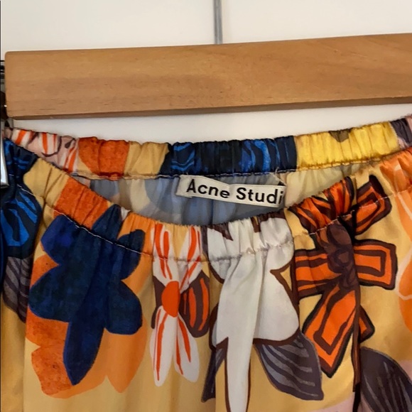 Acne Studios - floral satin skirt - Picture 2 of 5